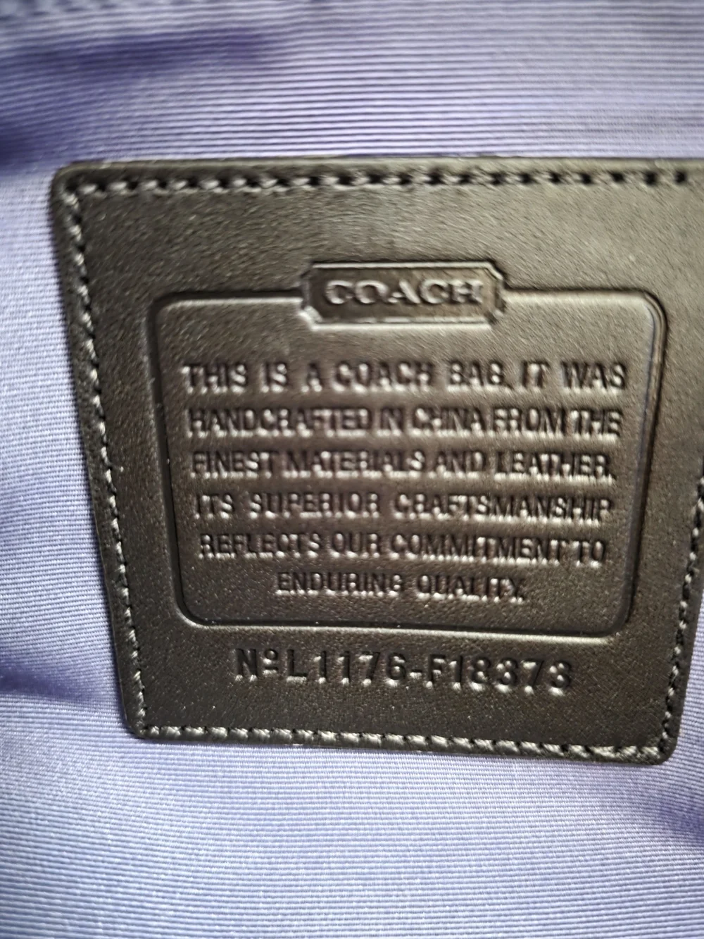 Coach Signature Large Messenger Crossbody Diaper Bag Brown F18378 - Excellent!